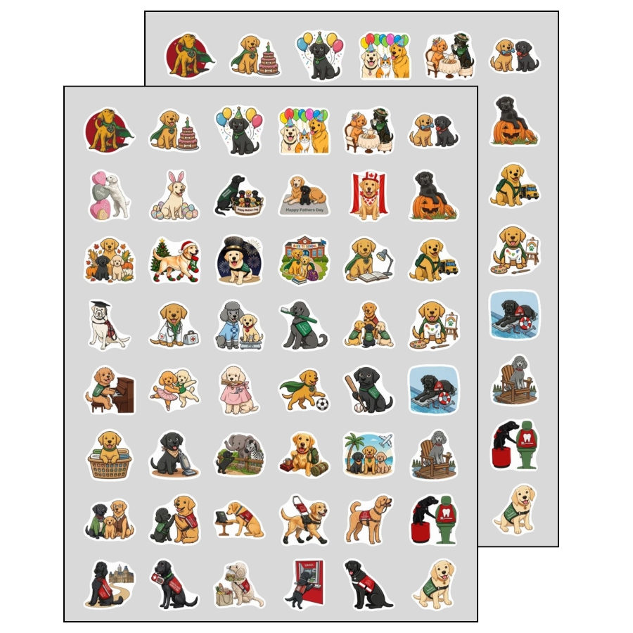 Sticker Sheets in pairs